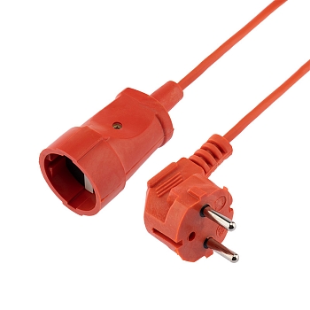 Удлинитель-шнур PROconnect ПВС 3х0.75, 30 м, с/з, 6 А, 1300 Вт, IP44, оранжевый (Сделано в России)