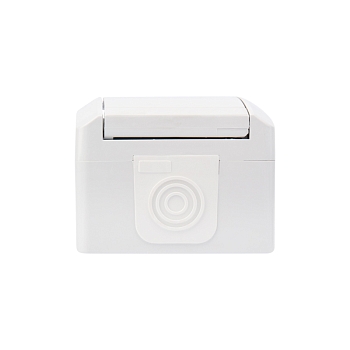 Розетка одноместная INDUSTRIAL IP54 с/з, о/у, белая KRANZ