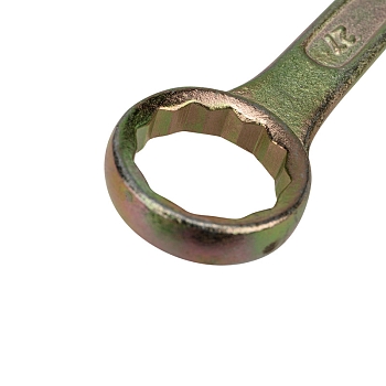 Ключ комбинированный 27мм, желтый цинк REXANT