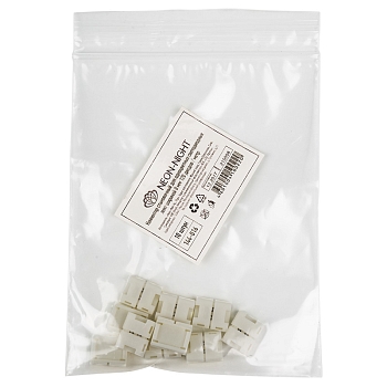 Коннектор стыковочный для одноцветных светодиодных лент шириной 8 мм 120 диодов/метр LAMPER