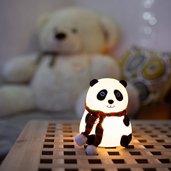 Силиконовый ночник Панда