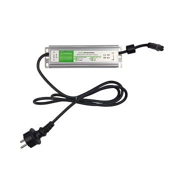 Гирлянда Тающие сосульки комплект 10 шт. х 30см, шаг 100см, 420 LED БЕЛЫЙ, черный каучук, IP65, 24В, соединяется NEON-NIGHT