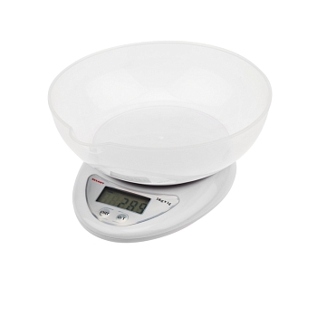 Весы настольные электронные, кухонные с чашей до 5 кг  REXANT