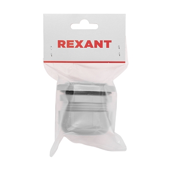 Кабельный ввод PG-42 (30-38мм) серый, комплект (1 шт/уп) REXANT