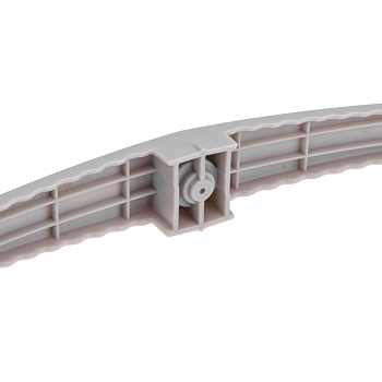 Держатель кабеля для прямого монтажа двухсторонний серый, 240мм (20шт/уп) REXANT