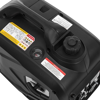 Генератор инверторный KR2200I, 2,2кВт, 230В, 4л, закрытый корпус, ручной старт KRANZ