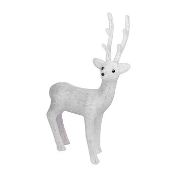 Акриловая светодиодная фигура Снежный олень 100 см, 380 светодиодов, IP 65, понижающий трансформатор в комплекте, NEON-NIGHT