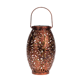 Светильник садовый Фенер, 3000К, встроенный аккумулятор, солнечная панель, коллекция Стамбул REXANT