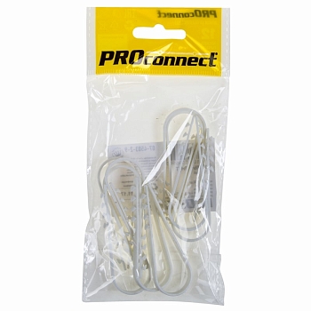 Дюбель-хомут 19-25мм, круглый, белый (10 шт/уп) PROconnect