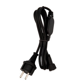 Блок питания для уличных гирлянд 230В, 3А, черный каучук, IP67 NEON-NIGHT