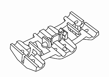 Ответвитель питания 0.5-0.75 мм² (ОВ) красный REXANT