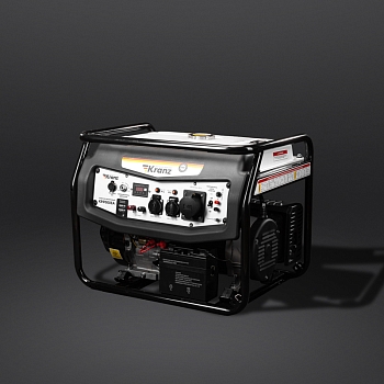 Генератор бензиновый KR9000EA, 9,0кВт, 230В, 25л, коннектор автоматики, электростартер KRANZ