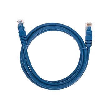 Патч-корд U/UTP, CAT 6, RJ45-RJ45, 26AWG, LSZH, синий, 1,5м REXANT