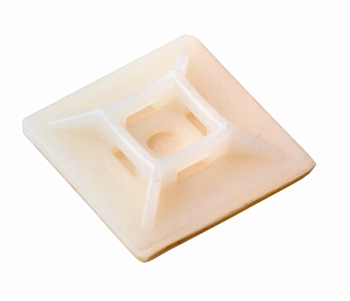 Площадка под винт самоклеящаяся 28х28 мм, белая (100 шт/уп) REXANT