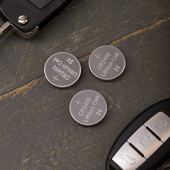 Батарейка литиевая CR2450, 3В, 5 шт, блистер REXANT