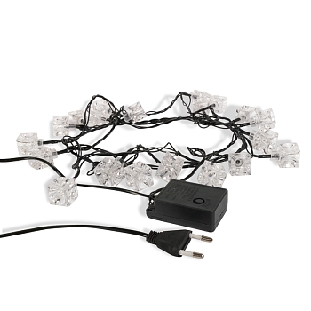 Гирлянда светодиодная Кубики 20 LED МУЛЬТИКОЛОР 2,8 метра с контроллером