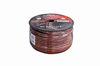 Кабель акустический 2х2,50мм², красно-черный, 100м REXANT