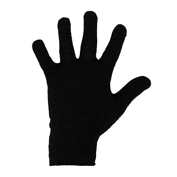 Перчатки х/б стандарт с покрытием ПВХ, размер M, 10 класс вязки, 5 нитей, черные