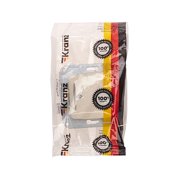 DEA Выключатель (переключатель) 1кл прох. (инд) с/у 10А мех. бежевый KRANZ