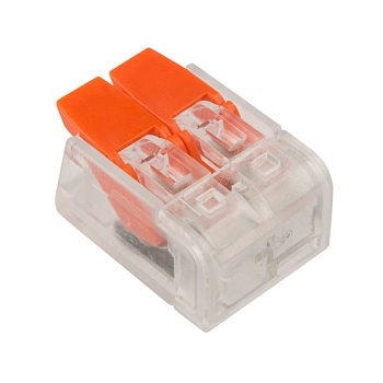 Универсальная компактная клемма СМК 221-412, 2-проводная до 4,0 мм² (20 шт./уп.) REXANT