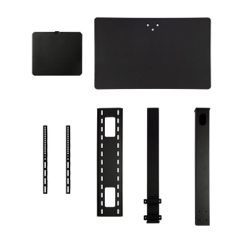 Напольная стойка с кронштейном для телевизора 37"-70", с дополнительной полкой для медиаоборудования, серия PROFI REXANT