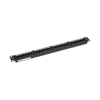 Панель коммутационная 19" PRO, 1U, 24 порта, UTP, RJ-45, CAT 6 REXANT