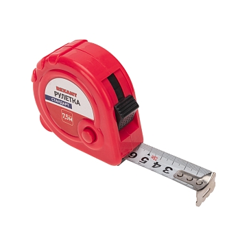 Рулетка измерительная Стандарт, 7,5м х 25мм REXANT