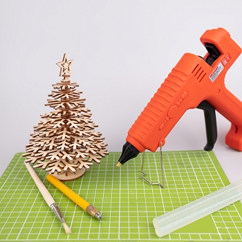 Пистолет клеевой, 300Вт, Ø11мм, ЭКСПЕРТ, настройка температуры 100…220℃, блистер REXANT