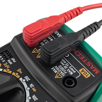 Портативный мультиметр MAS838 в кожухе с прозвонкой и измерением температуры MASTECH