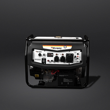 Генератор бензиновый KR9000EA, 9,0кВт, 230В, 25л, коннектор автоматики, электростартер KRANZ