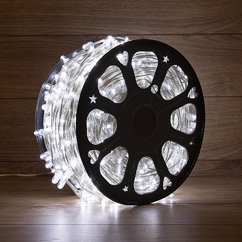 Гирлянда LED Клип-лайт 12 V, прозрачный ПВХ, 150 мм, цвет диодов белый