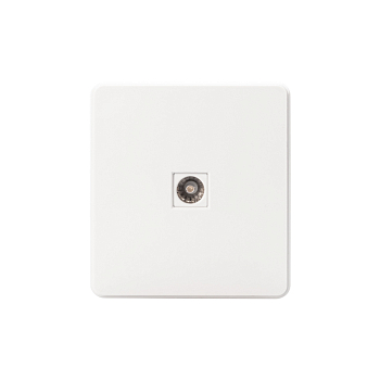 Розетка ROUND TV с/у перламутр KRANZ