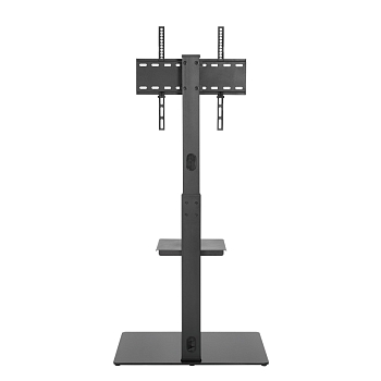 Напольная стойка с кронштейном для телевизора 32"-55", с дополнительной полкой для медиаоборудования, серия PROFI REXANT