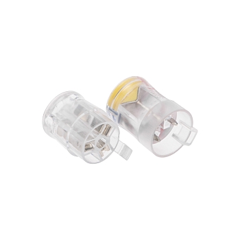 Экспресс-клемма СМК 2273-2x3R проходная разъемная 3 полюса 3х2-проводная 0,5-2,5мм² (50 шт/уп) REXANT