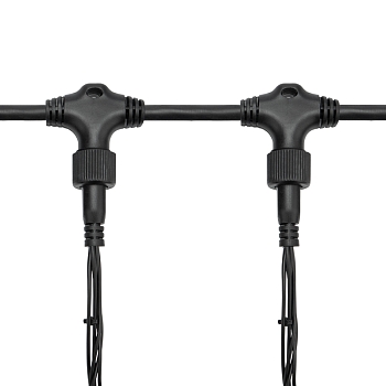 Гирлянда светодиодная Занавес 2х6м 1520 LED БЕЛЫЙ черный ПВХ IP65 эффект водопада 230В не соединяется контроллер в комплекте NEON-NIGHT