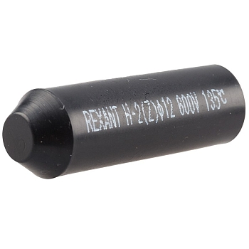 Термоусаживаемый колпак, капа 12,0 / 5,0 мм черный REXANT