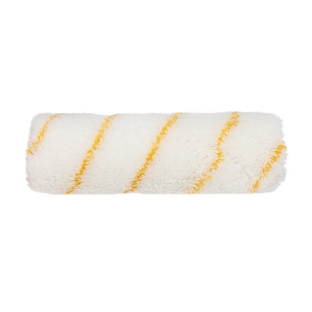 Ролик (сменный) полиамид белый с желтой полосой, ворс 11 мм, ширина ролика 180 мм, Ø 42 мм, бюгель 8 мм, серия «Мастер» REXANT