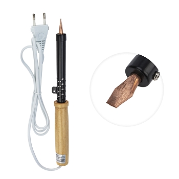 Паяльник с деревянной ручкой, серия ЭПСН, 100Вт, 230В, пакет REXANT