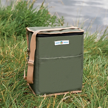 Сумка-холодильник (термосумка) 15л, 2 слоя утепления ЧЕТЫРЕ СЕЗОНА