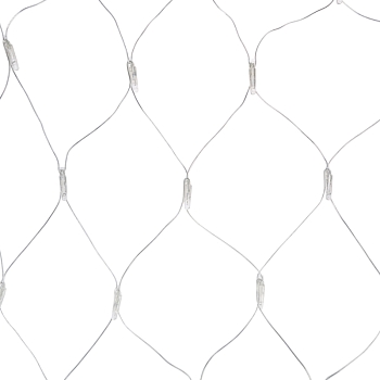 Гирлянда светодиодная Сеть треугольная 1,5х2х2м 136 LED БЕЛЫЙ прозрачный ПВХ IP65 свечение с динамикой 230В контроллер в комплекте NEON-NIGHT