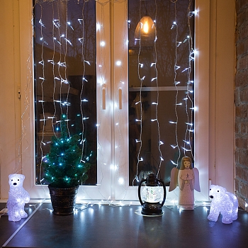 Акриловая светодиодная фигура Медвежонок 12х22х13 см, 4,5 В, 3 батарейки AA (не входят в комплект), 10 светодиодов NEON-NIGHT