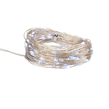 Гирлянда Роса с трансформатором 30 м, 300 LED, белое свечение NEON-NIGHT