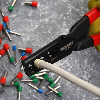 Пресс-клещи HT-35M для обжима втулочных наконечников 10-35мм² REXANT