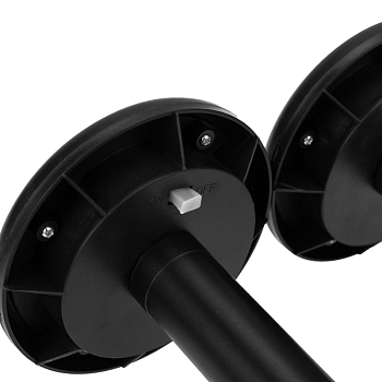 Набор ультразвуковых отпугивателей кротов (R 30м х2 черный) на солнечной батарее REXANT