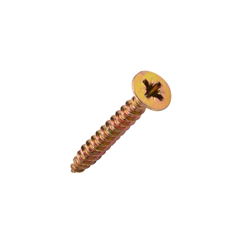 Саморез универсальный 5х40 мм, желтый цинк, упаковка поставщика (6000 шт/уп) KRANZ