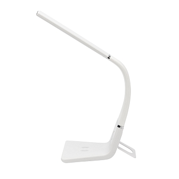 Светильник настольный Cloud LED 2700-6500К, встроенная беспроводная и проводная USB-зарядка устройств, диммер, гибкий поворот REXANT