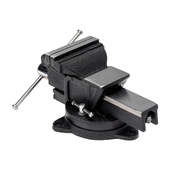 Тиски слесарные 100мм, поворотные, с наковальней KRANZ