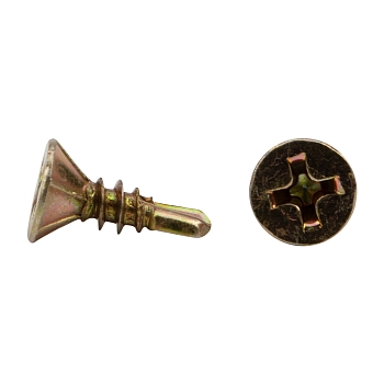 Саморез оконный сверло 3,9х13мм, желтый цинк, короб (500 шт/уп) KRANZ