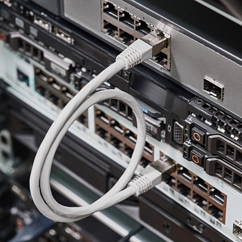 Шнур коммутационный, патч-корд F/UTP RJ45-RJ45, CAT 6, LSZH серый, 0,5м REXANT