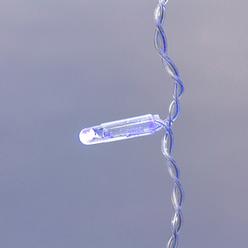 Гирлянда светодиодная Занавес 2х3м 448 LED СИНИЙ прозрачный ПВХ IP65 постоянное свечение 230В нужен блок 303-500-1 NEON-NIGHT